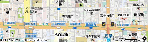 京都府京都市下京区材木町157周辺の地図