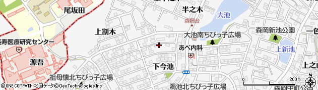 愛知県知多郡東浦町森岡下今池42周辺の地図