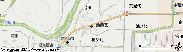 京都府亀岡市曽我部町犬飼（地蔵又）周辺の地図