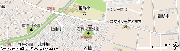 愛知県安城市里町足取3周辺の地図