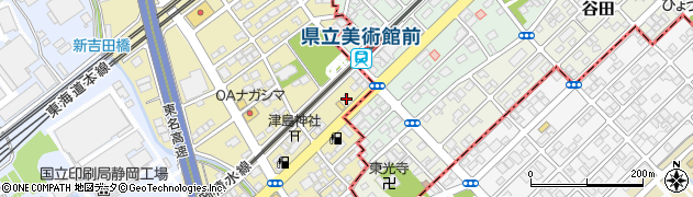 熟成醤油 十二分屋 静岡店周辺の地図