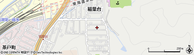 滋賀県大津市稲葉台7周辺の地図