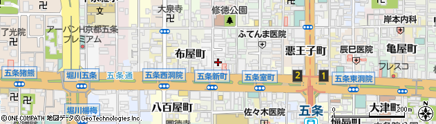 京都府京都市下京区材木町152-1周辺の地図