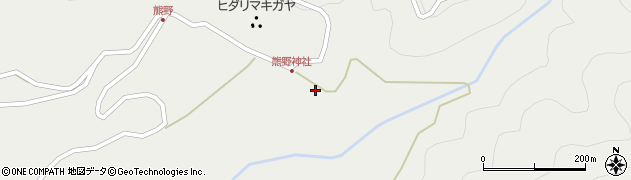 滋賀県蒲生郡日野町熊野189周辺の地図