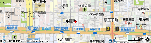 京都府京都市下京区材木町149周辺の地図