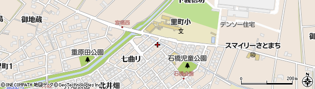 愛知県安城市里町足取2周辺の地図