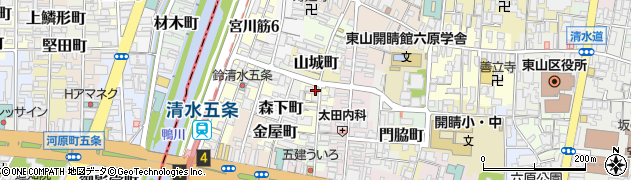 久保時計店周辺の地図