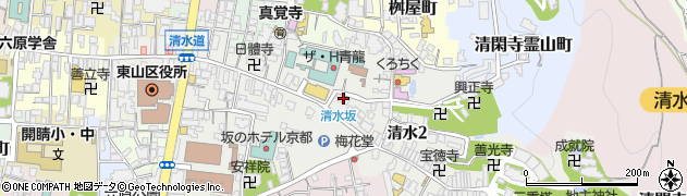 山清堂周辺の地図