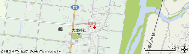 兵庫県西脇市嶋170周辺の地図