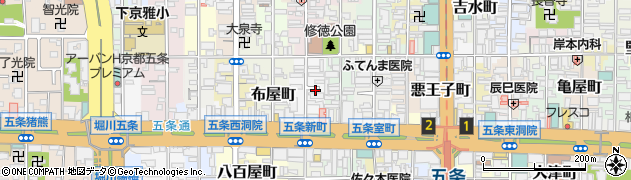 京都府京都市下京区材木町144周辺の地図