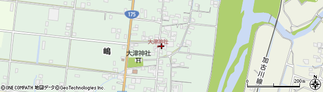 兵庫県西脇市嶋167周辺の地図