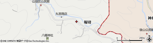 静岡県伊豆市堀切638周辺の地図