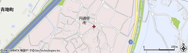 滋賀県草津市岡本町周辺の地図