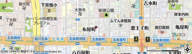 京都府京都市下京区材木町145周辺の地図