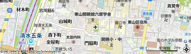 六波羅蜜寺周辺の地図