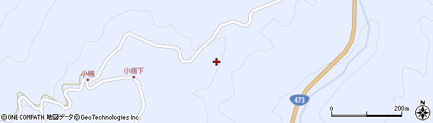 愛知県岡崎市小久田町（牛沢）周辺の地図