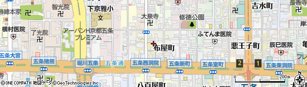 京都府京都市下京区八幡町535周辺の地図