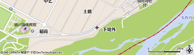 愛知県豊田市畝部東町（南屋敷）周辺の地図