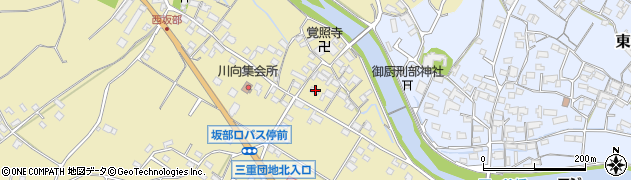 三重県四日市市西坂部町3739周辺の地図