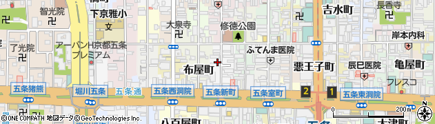 京都府京都市下京区材木町141周辺の地図