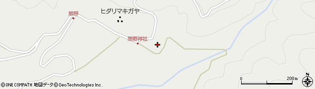滋賀県蒲生郡日野町熊野181周辺の地図