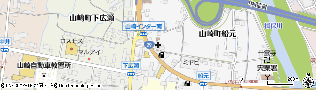 兵庫県宍粟市山崎町船元253周辺の地図