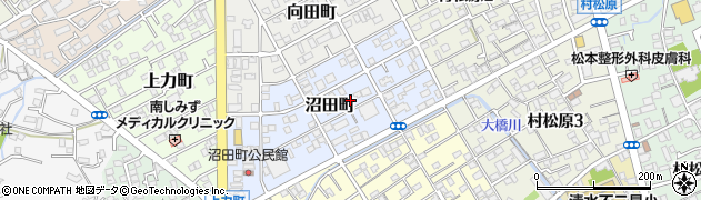 沼田町5-10 個人宅☆akippa駐車場周辺の地図