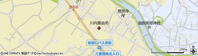 三重県四日市市西坂部町3780周辺の地図