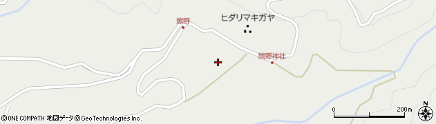 滋賀県蒲生郡日野町熊野285周辺の地図