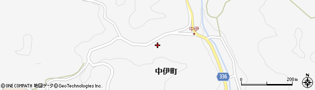 愛知県岡崎市中伊町（日影）周辺の地図
