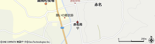 島根県飯南町（飯石郡）赤名周辺の地図