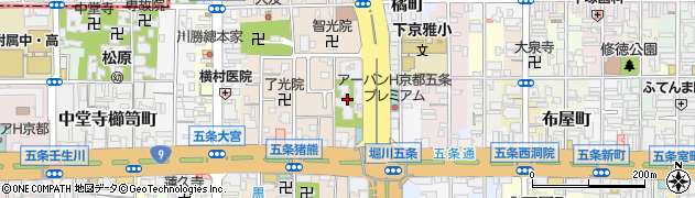 京都府京都市下京区柿本町682周辺の地図