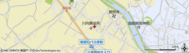 三重県四日市市西坂部町3779周辺の地図