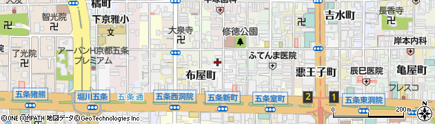 京都府京都市下京区材木町139周辺の地図
