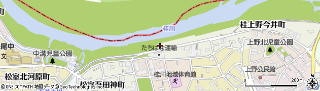 京都府京都市西京区上桂樋ノ口町周辺の地図
