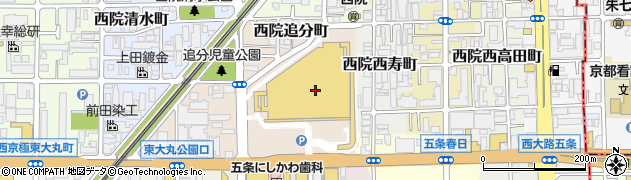 リサイクルキング京都店周辺の地図