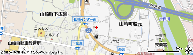 兵庫県宍粟市山崎町船元256周辺の地図