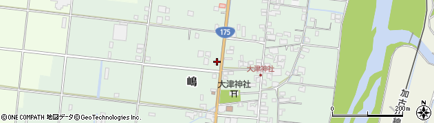 兵庫県西脇市嶋447周辺の地図