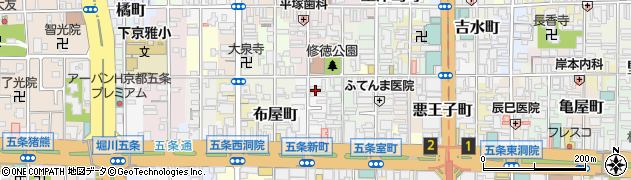 京都府京都市下京区材木町136周辺の地図