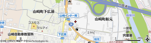 兵庫県宍粟市山崎町船元254周辺の地図