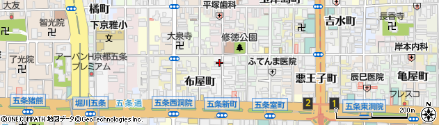 京都府京都市下京区材木町135周辺の地図