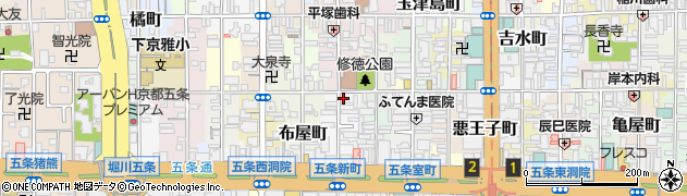京都府京都市下京区材木町132周辺の地図