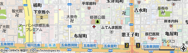 京都府京都市下京区材木町131周辺の地図