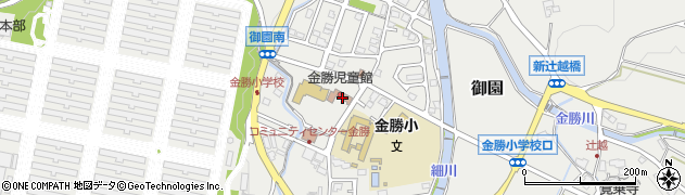 栗東市役所　地域子育て支援センター金勝周辺の地図