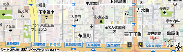 京都府京都市下京区材木町128周辺の地図