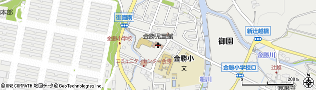 栗東市立　金勝児童館周辺の地図