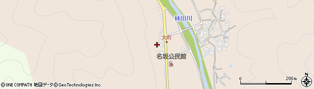 兵庫県姫路市安富町名坂周辺の地図