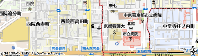 滋賀石油株式会社　西大路給油所周辺の地図