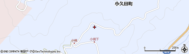 愛知県岡崎市小久田町岩倉周辺の地図