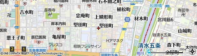 京都府京都市下京区下鱗形町596周辺の地図
